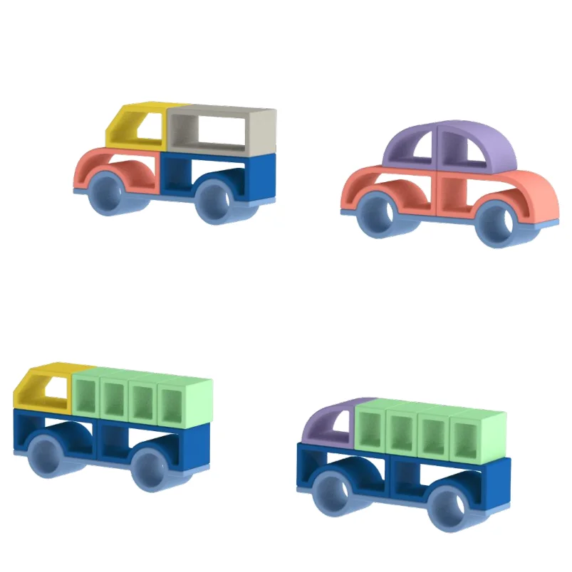 2021 Mini Toys Kids Toys Car  Geometric Creative Toys Baby Supplies Products