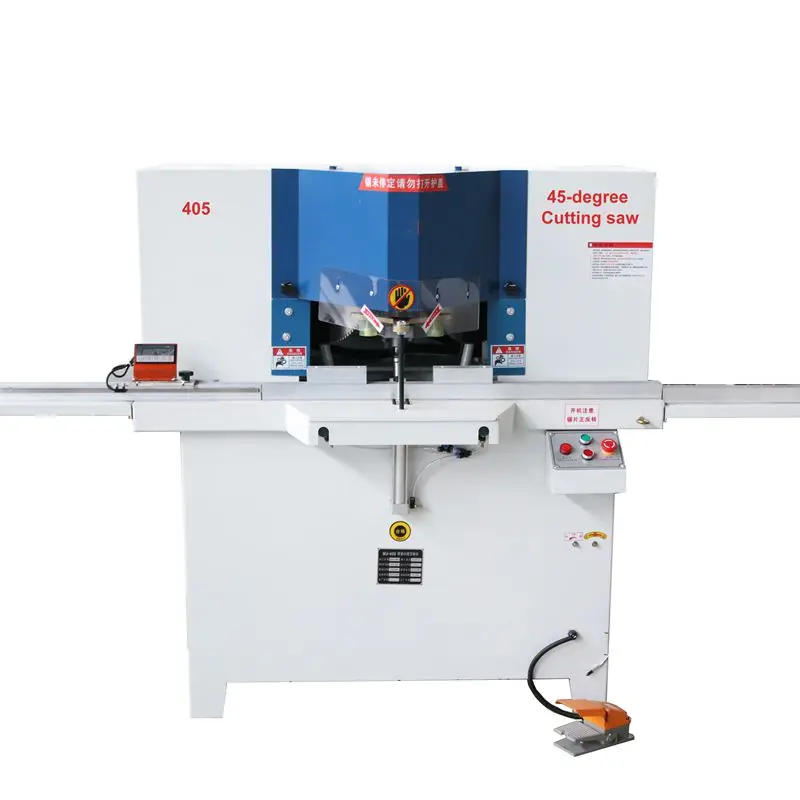 Double Saw Frame Cutting Machine Aluminum Miter Saw 45 Degrees