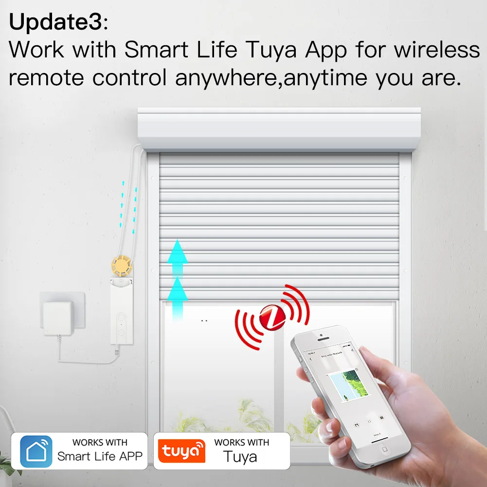 Tuya Smart Life ZigBee 3.0 Smart DIY Motorized Window Curtain  Switch Roller Blinds Shutter Motor Driver Robot Alexa Google Home