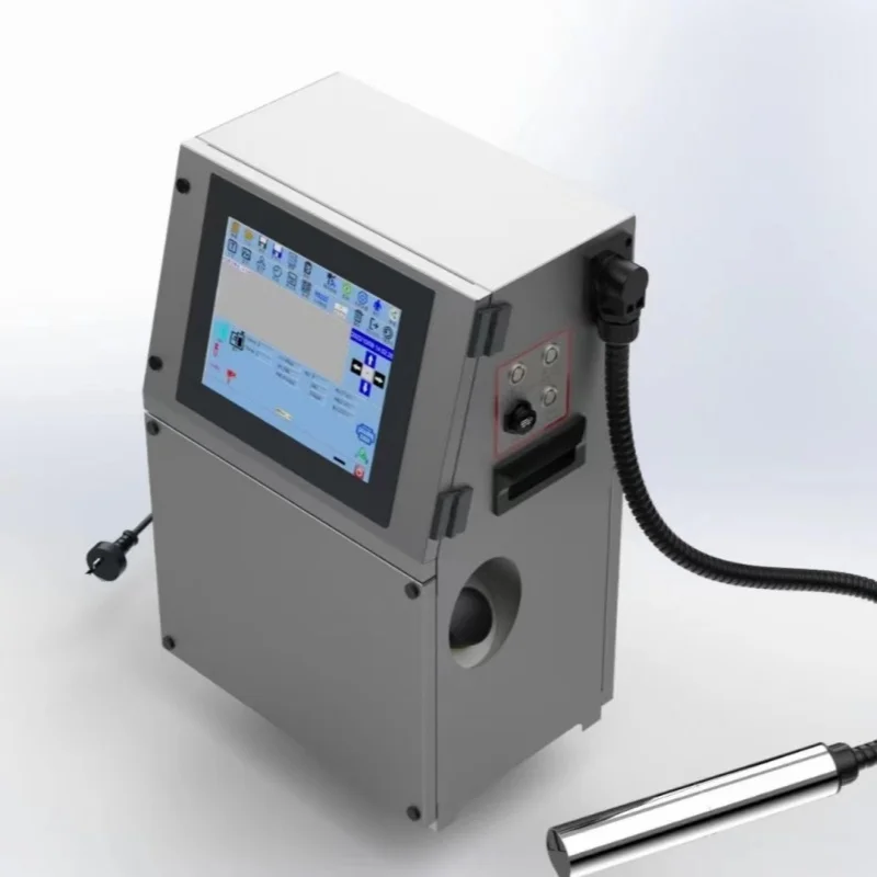 Yaomatec High Speed Small Character Automatic Coding Printer CIJ Industrial Continuous Inkjet Printer for Bottle Wire Cable Pipe