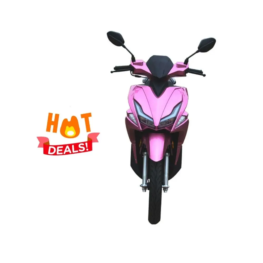 Сладкий розовый мини-мотоцикл 150cc газовый мопед скутер