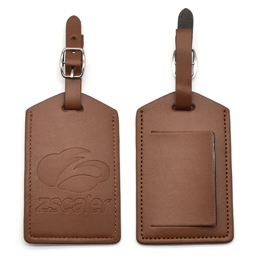 Custom logo multi-color plane boarding pass suitcase tag checked boarding travel waterproof leather luggage tag