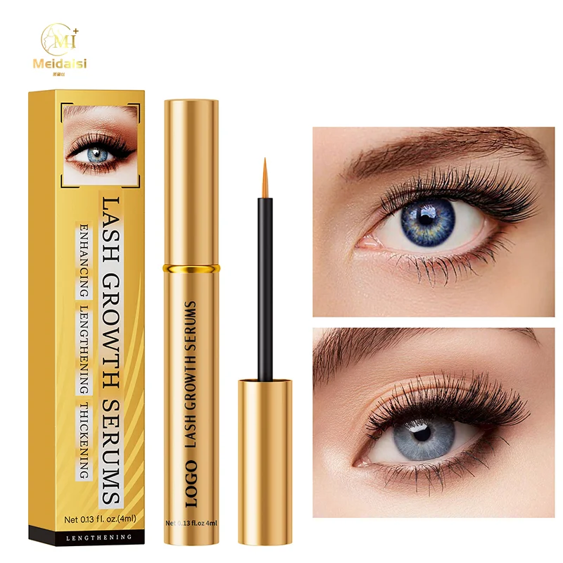 Wholesale Eyelash Serum Lash Vitamin B Oil Natural Eye Brow Lash Growth Extension Eyelash Growth Serum Private Label