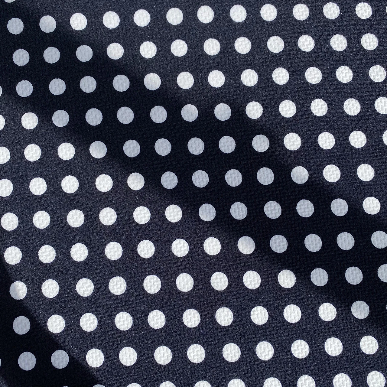 Customized Bullet Fabric Liverpool polka dot Print Knit Fabric For Headbands