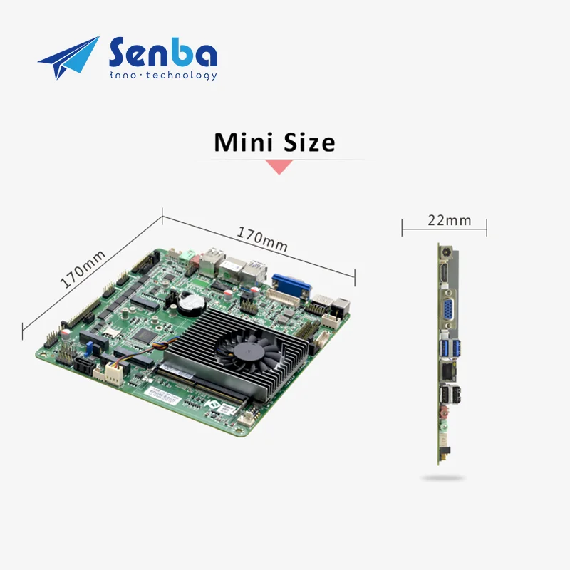 ITX-B509_J116L Motherboard Mini Itx with N5095A DDR4 SSD SIM Slot LPT 6 COM 8 USB DC 12V SOC Platform Mother Board