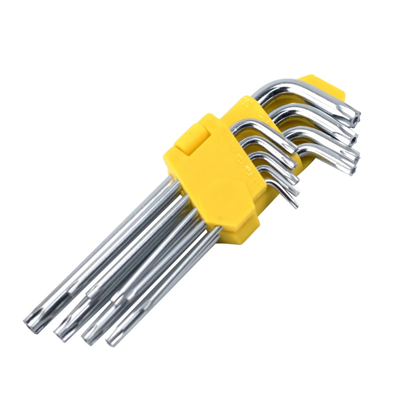 Factory price good quality L type specification torx key set torx key