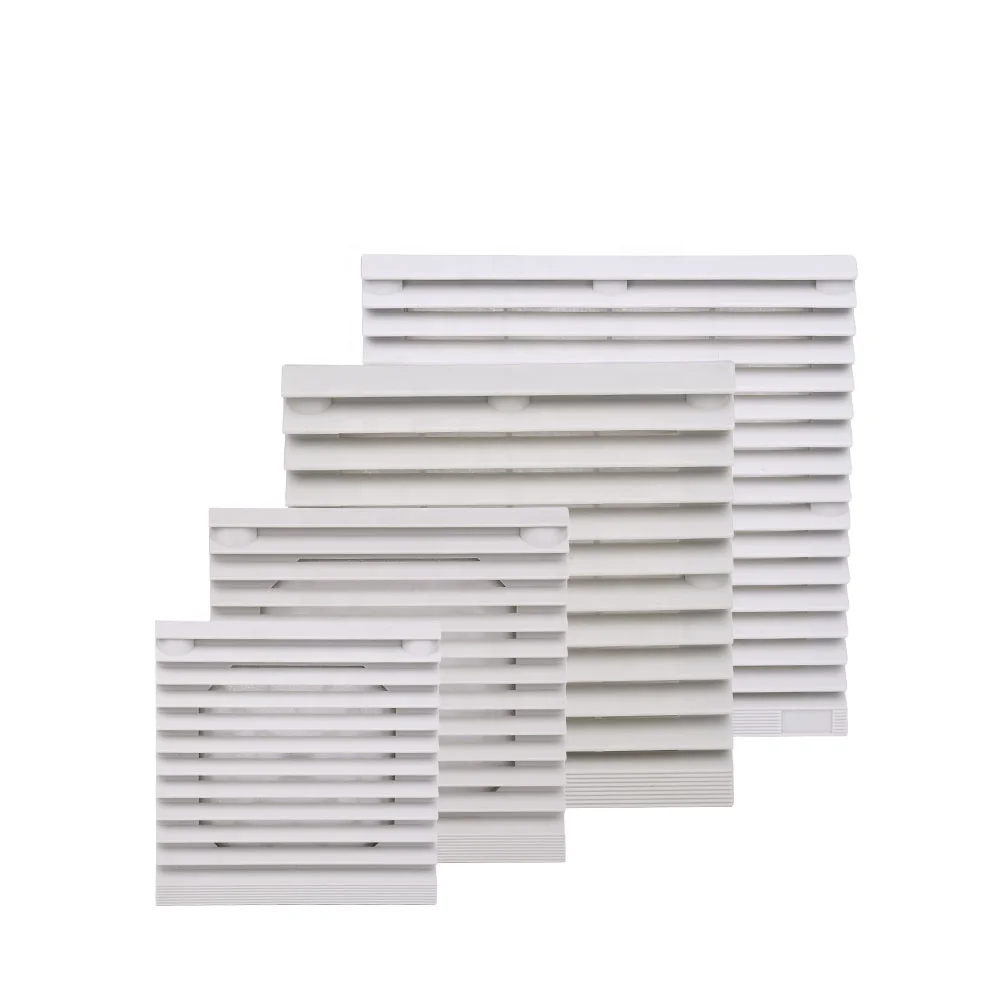 Window Shutter Bathroom Kitchen 3 in 1 dust screen cover 801-807 80-250mm 8-25CM Plastic Cabinet ventilation fan dust screen