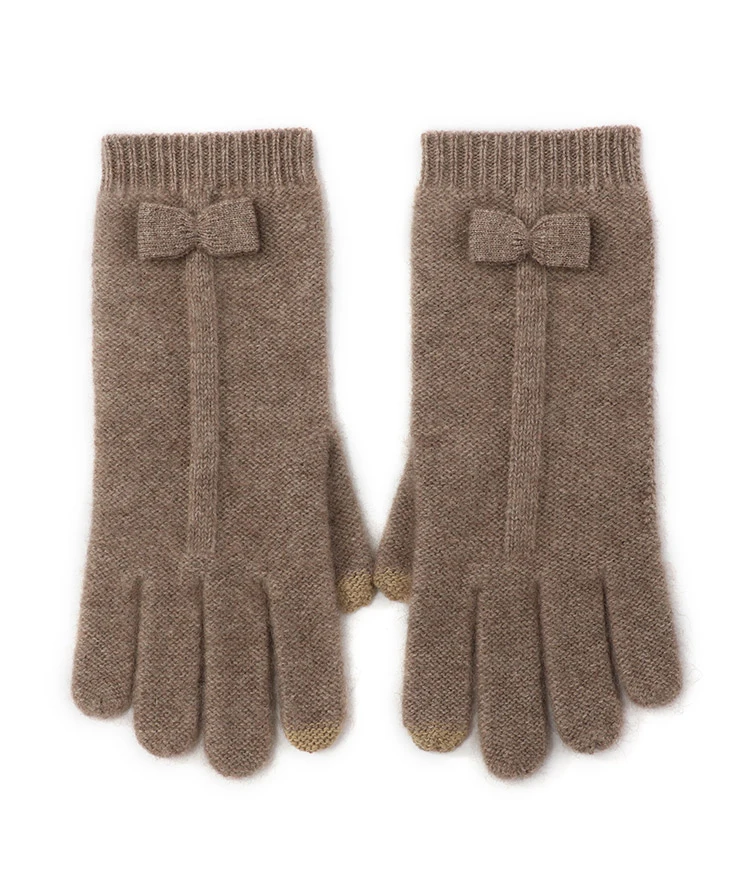2019 Classical Design 100% Womens Cashmere Gloves