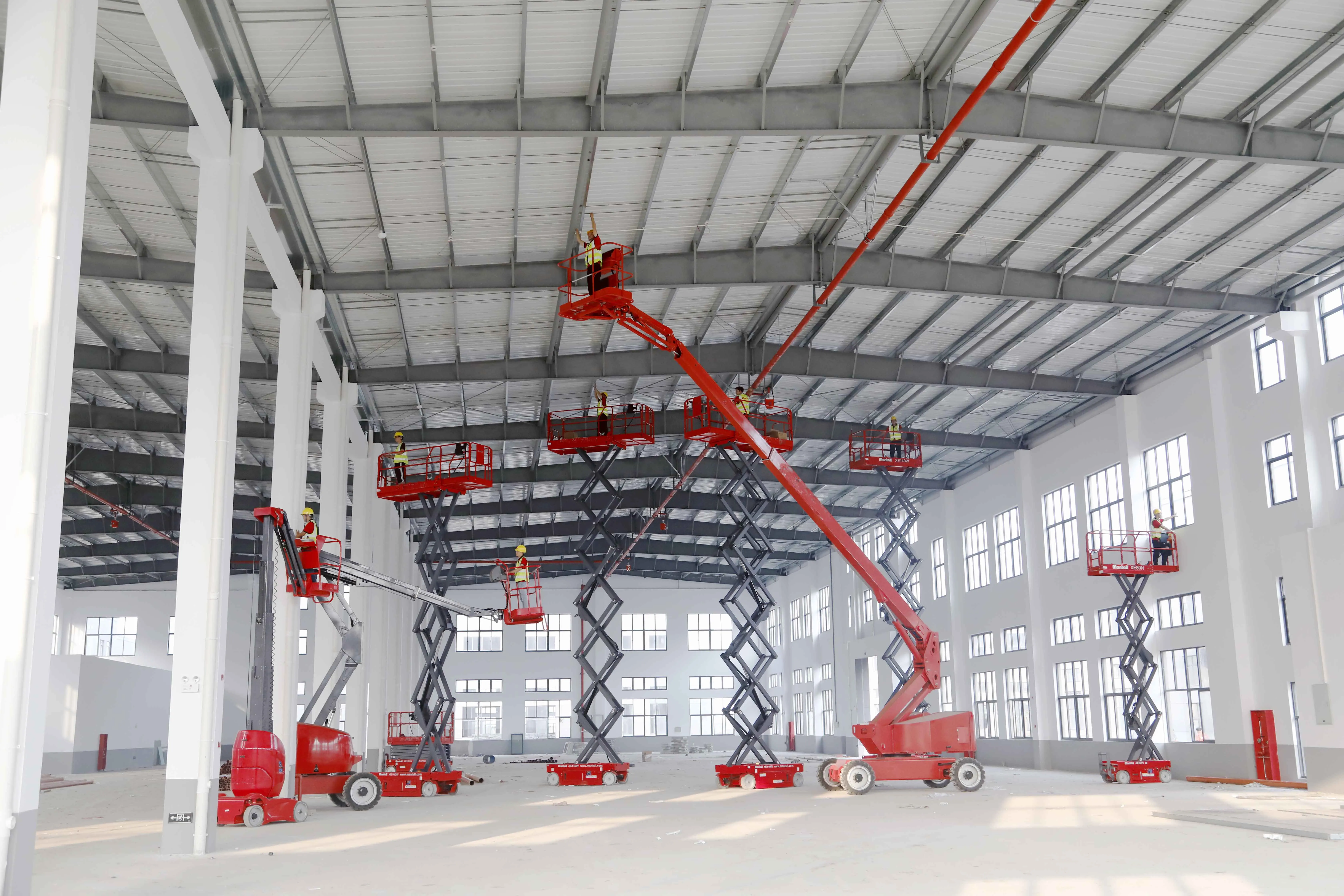 EX-A14S 14m Auxiliary Drive 24V 2019 Work Platform Lifts/Scissor Wheelchair Lift Electric Philippines 450kg