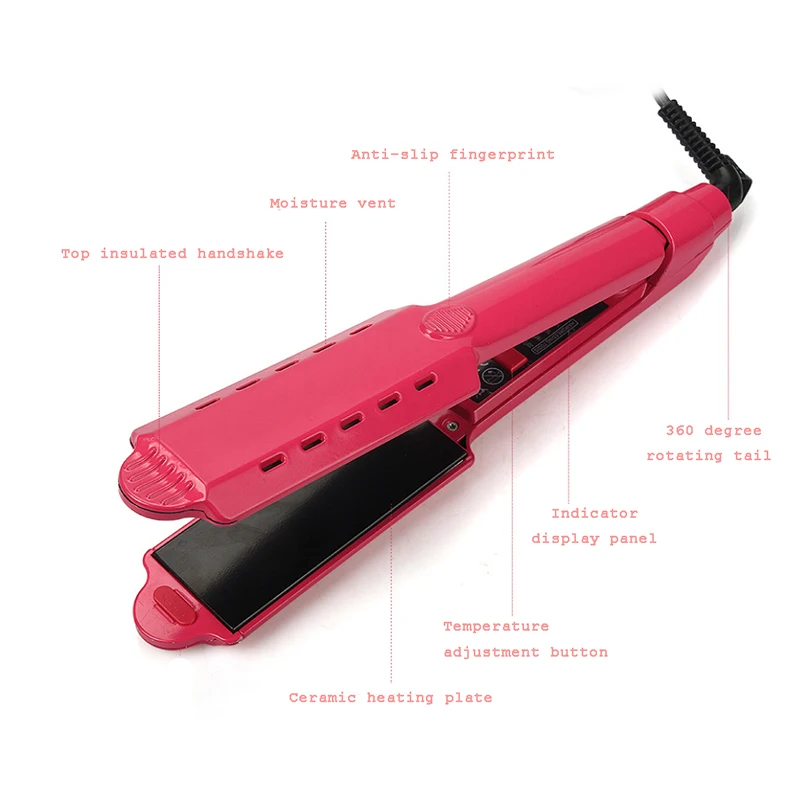 Amazon Professional Salon Wet Dry Fast Styler Titanium Ceramic Tourmaline Ionic Flat Iron Steam Hair Straightener Online