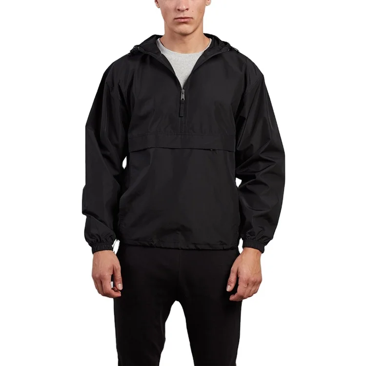 High quality custom logo unisex sport wear men quarter zip jackets OEM Jacker for man activewear soft shall windbreaker nylon