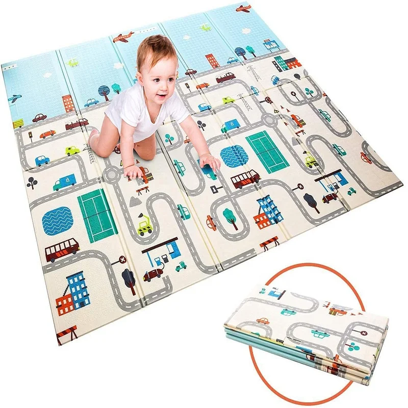 folding baby play mat Non-Toxic Non-Slip Good selling Waterproof Foam Floor Crawling Mats indoor mats