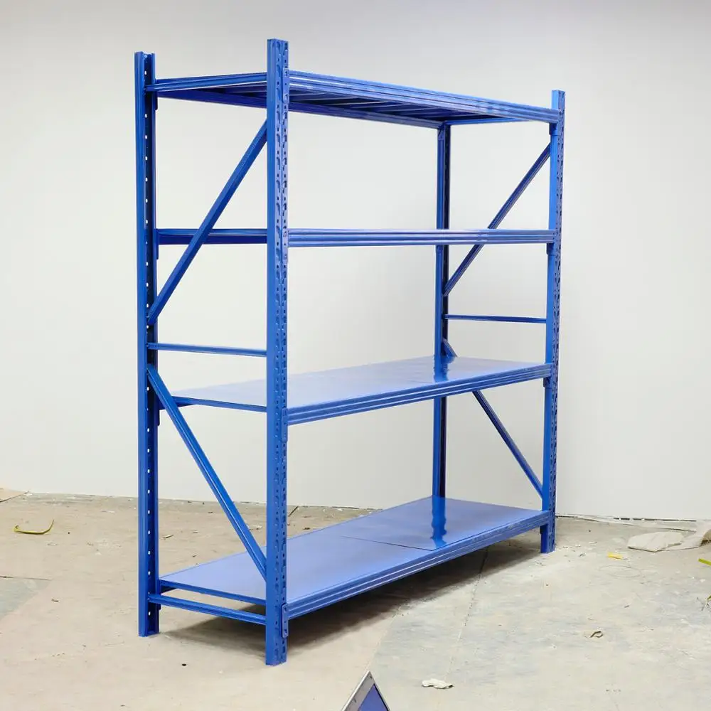 High density industrial metal shelving long span storage rack factory heavy duty wide span racking