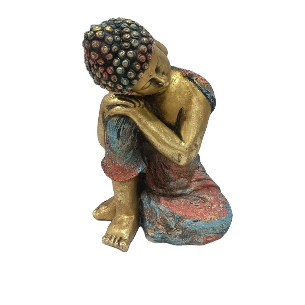 2022 New Outdoor Creative Religious Vintage Garden Buddha Statues For Yoga Zen Feng Shui Porch Yard Art Figurines Decor