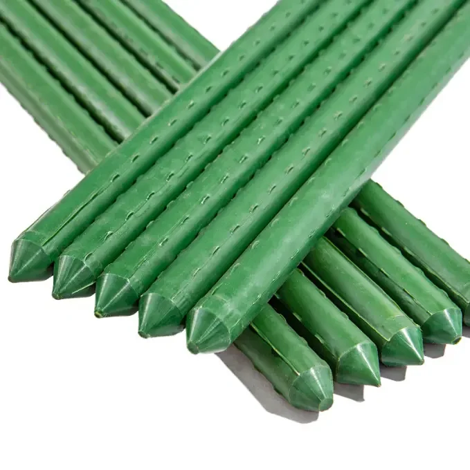 Pe Coated Steel Pipe Frame Climbing Vine Plant Support Covered Steel Garden Pile Garden Climbing Vine Plant Pile