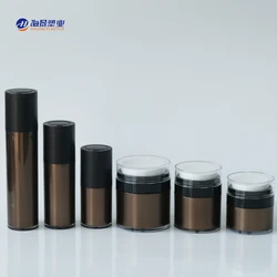 Luxury 15g 30g 50g 100g Personal Care Cream Airless Jar Plastic Airless bottle jar refillable cosmetic airless pump jar