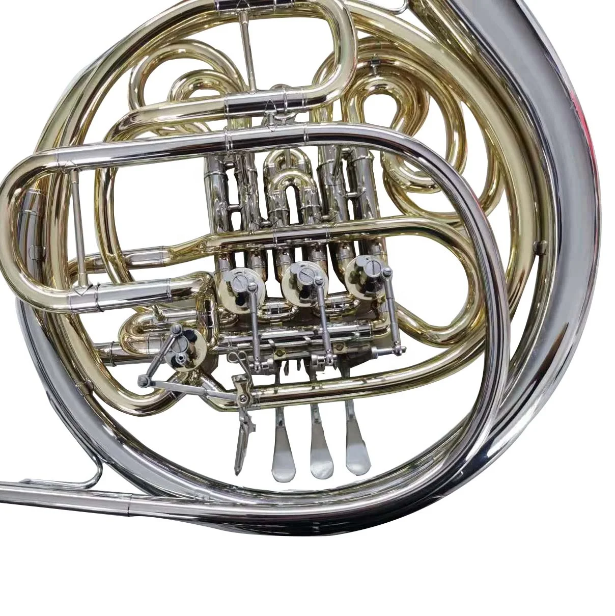 White brass material 4 double key hot professional manufacture french horn