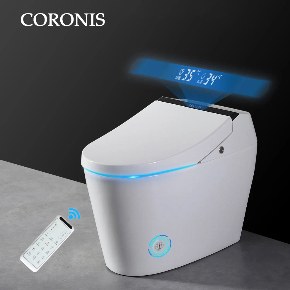 
European sanitary ware wc toilets bathroom smart toilet intelligent bowl one piece bidet smart toilet 