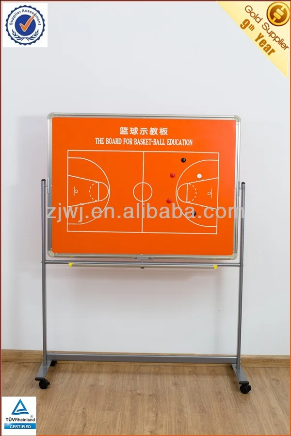 Magnetic marker basketball white board with stand