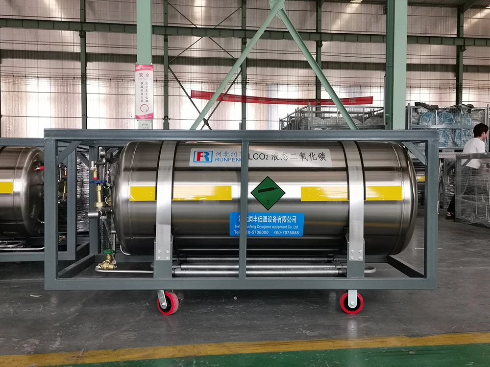 Manufacturers Portable Industrial Stainless Steel Dewar Liquid Air Oxygen Cylinder