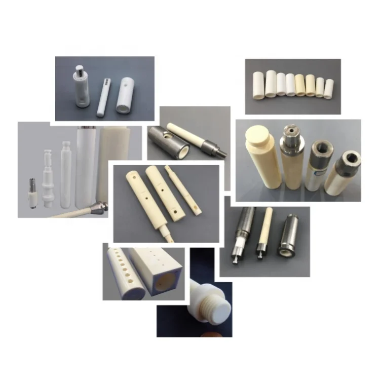 3X Ceramic Parts ODM OEM Al2o3 Bar Roller Stick Pipe Shaft Bush Bushing Pump Zirconia Rod Tube Alumina Ceramic Plunger Sleeve