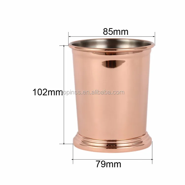 Classic Design Stainless Steel 304 Bartender Bar Accessories Mojito Julep Glass Cup 12oz