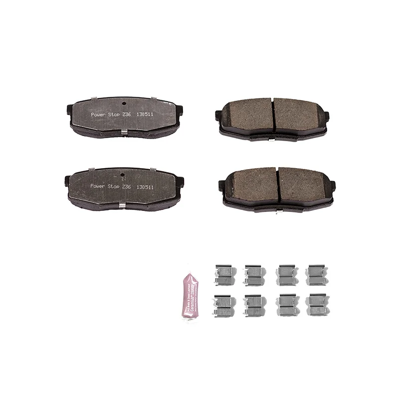 
D1304 Z36 car parts factory in china with mineral fiber brake pads for Toyota 