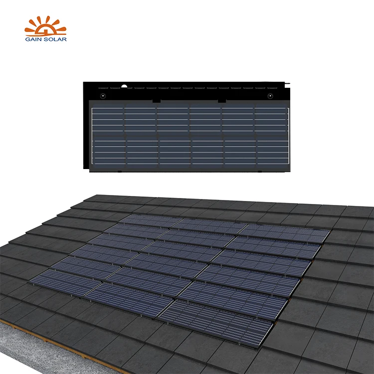 Real Manufacturer Monocrystalline Silicon Good Price Integrated All Accessories BIPV Rooftop House Solar Tile Panels