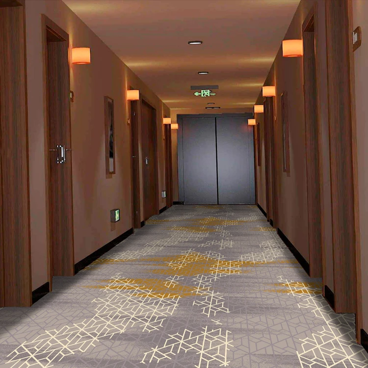 
Cheap Hotel Corridor Broadloom Printed Carpet Floor Carpet Roll 