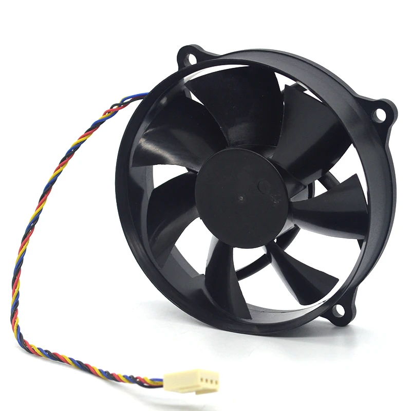 Avc9025 round CPU fan 9.5cm chassis fan 4 needle thread temperature control speed regulation hydraulic bearing