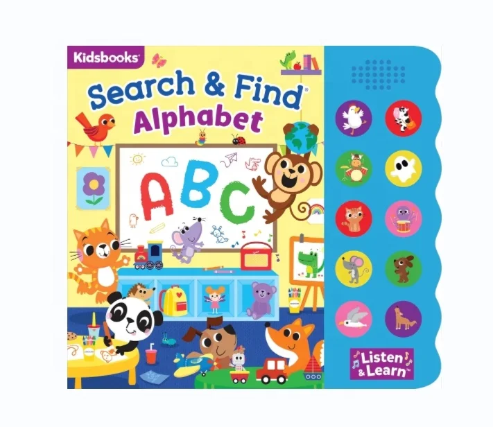 Around the World Sound Book With 10 Fun Press Buttons, a Perfect Fun-Filled Way to Introduce Geography to Children