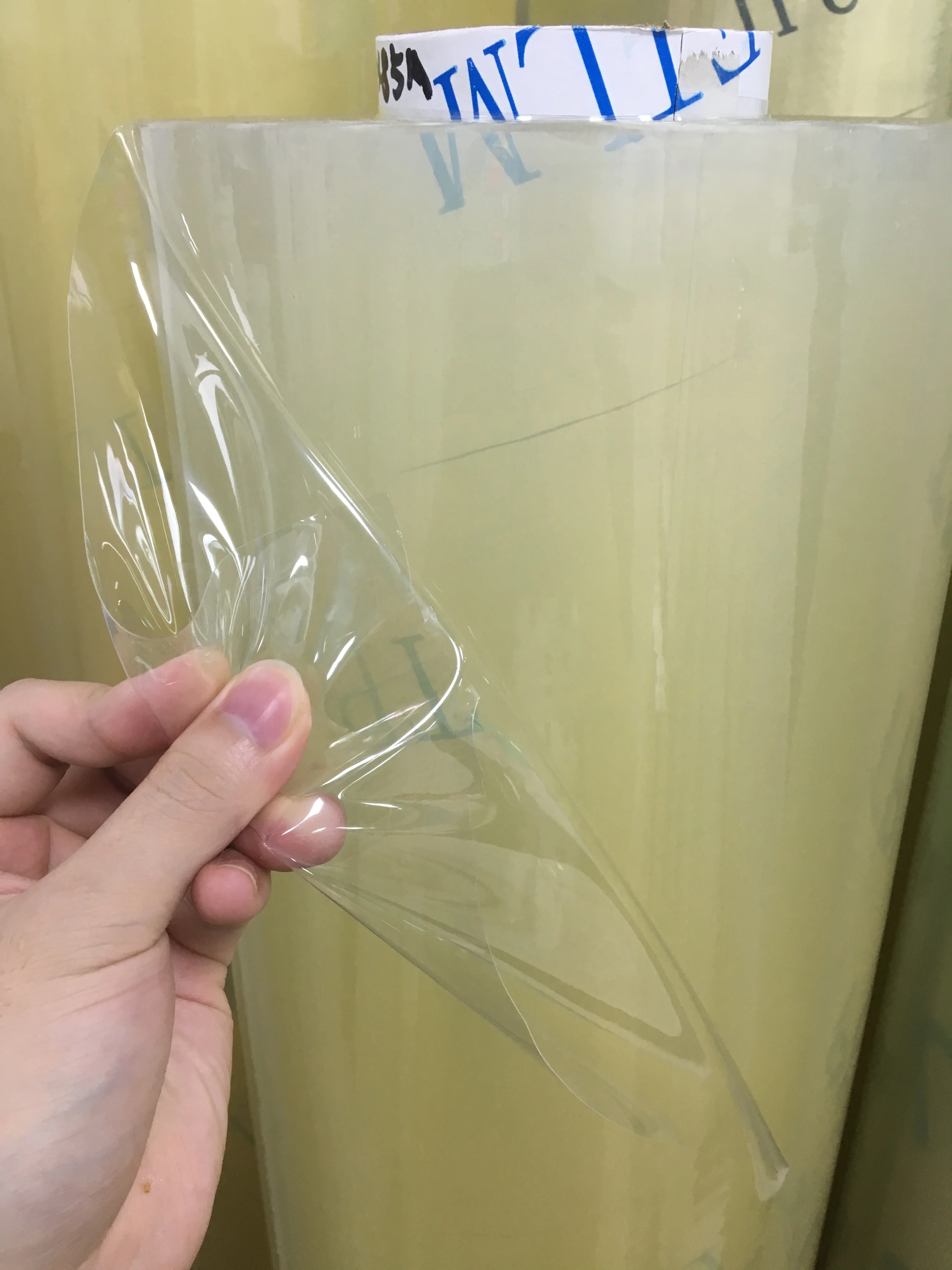 0.4MM TPU Film Supplier Breathable Super Clear Transparent Soft Plastic Film for Making Bag