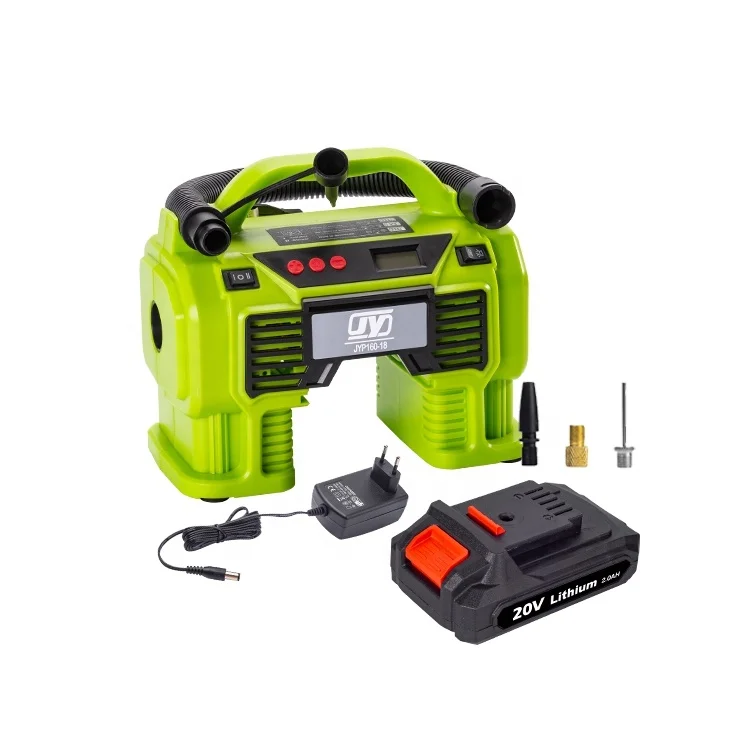 20V MAX DC Cordless Tire Inflators High Pressure  160Psi  Multifunction Car tyre air pump for car bicycle airbed