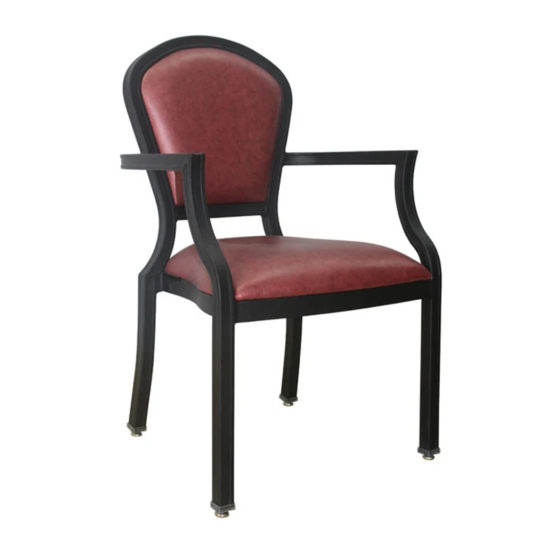 French Style Wood Grain Finish Weeding Louis Chair Modern Dining Chair