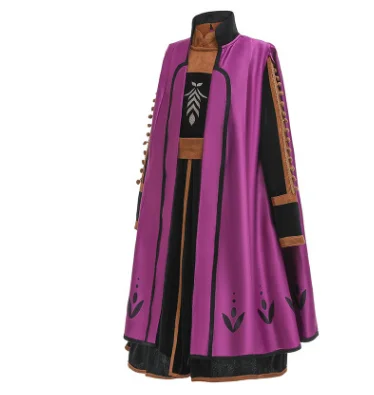 2019 New Arrivals Anna Elsa Princess Dress Elegant Kids Dresses for Girls Cosplay Christmas New Year Costume D0143