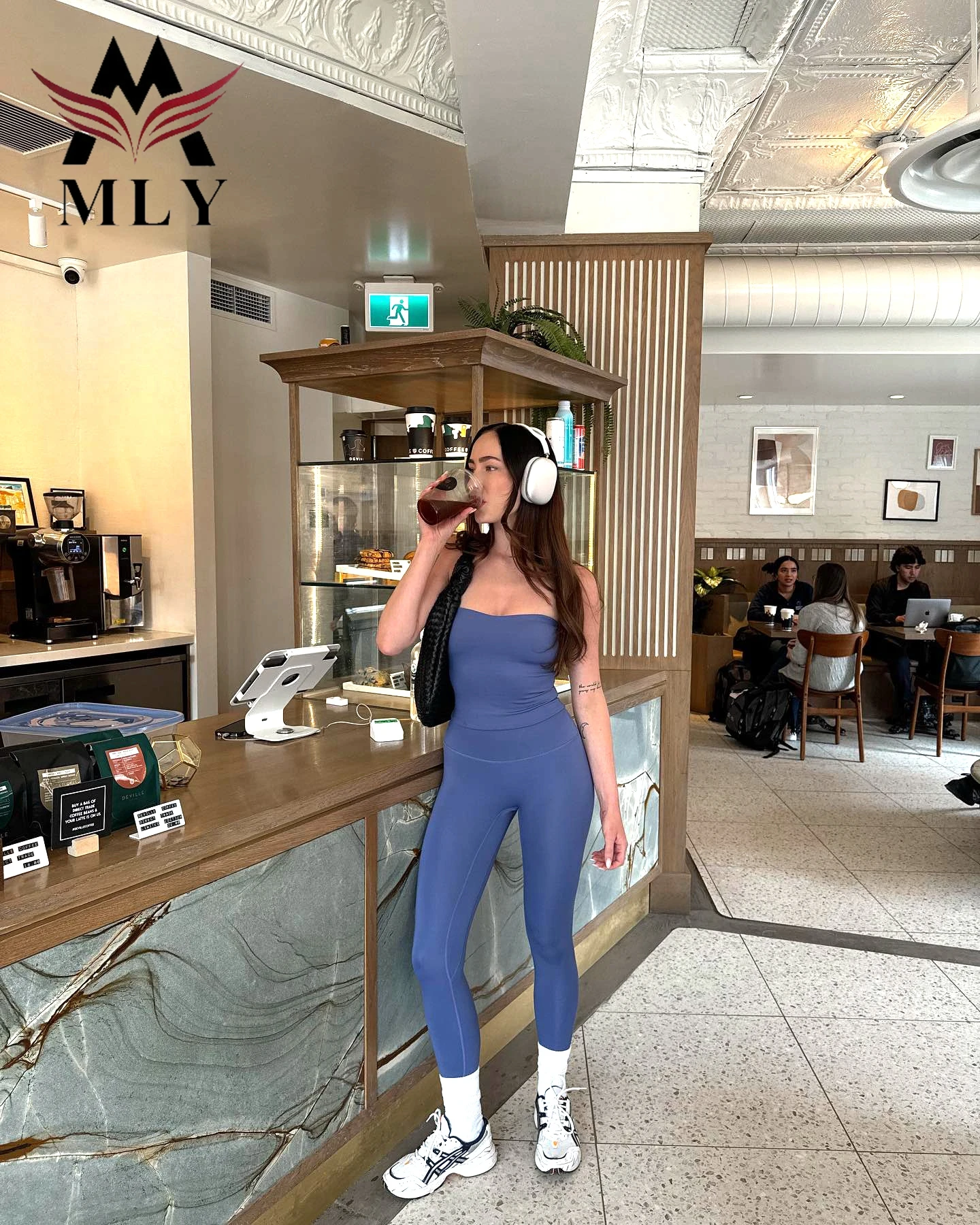 New Collection Tube Top Strapless Active Two Piece Yoga Wear Woman Seamless Sustainable Yoga Sets