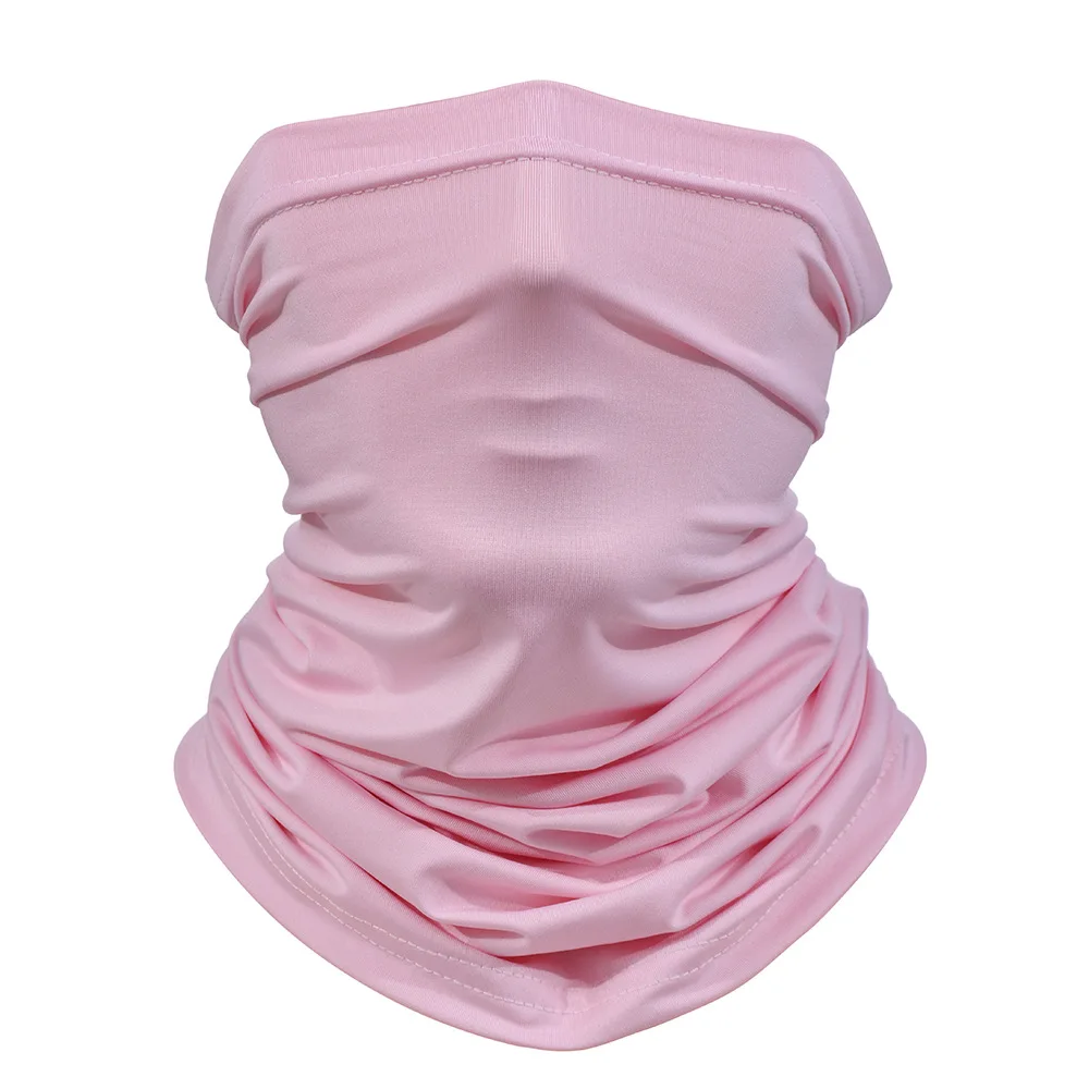 
High elastic fabric Ice silk face dust cool half neck warmer cycling outdoor sport face shield protect 