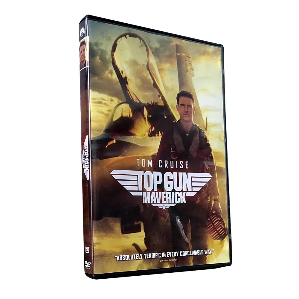Top Gun Maverick 1disc Buy NEW china free shipping factory DVD BOXED SETS MOVIES Film Disk Duplication Printing TV SHOW REGION 1