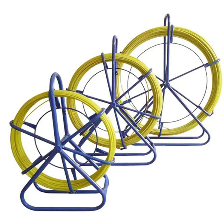 Factory price cable laying tools push pull rods conduit electric push rod fiberglass cables Duct Rodder