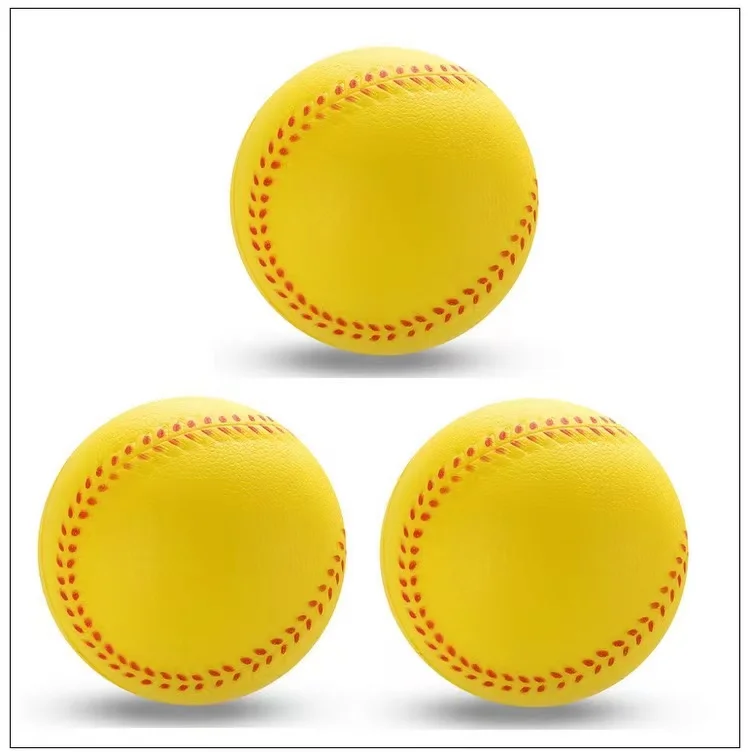 
PU baseball foam elastic ball PU pressure softball student soft toy baseball 