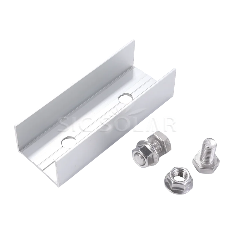 Solar Mount Rail Splice Solar Supports Rail Splice for Solar Panel Roof Mounting Bracket