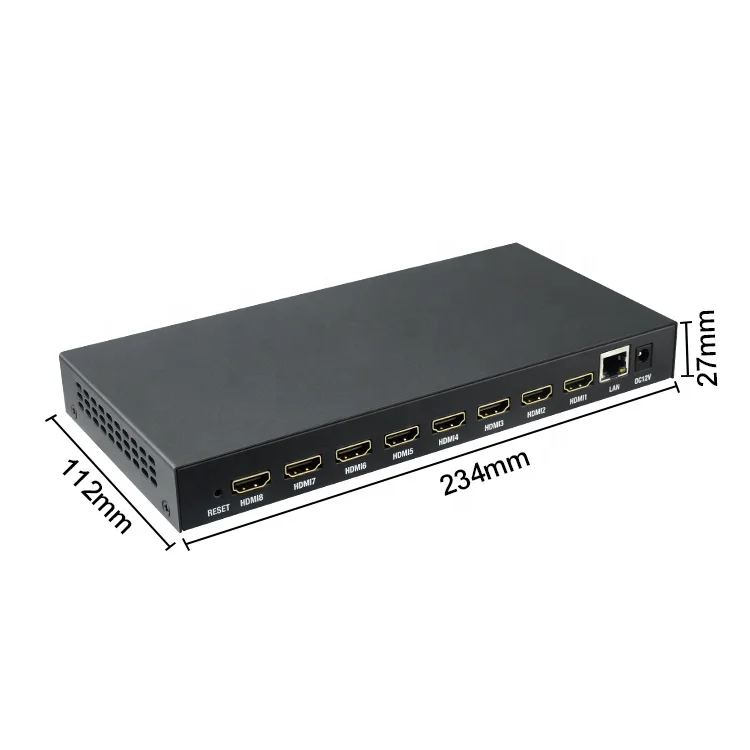 8 Channels 1080P H.264 HDMI Encoder radio & tv broadcasting equipment For Live Streaming