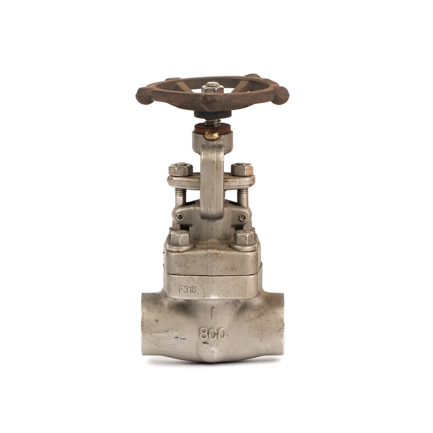 Forged Steel Globe Valve A105 BB OSY Screw End NPT