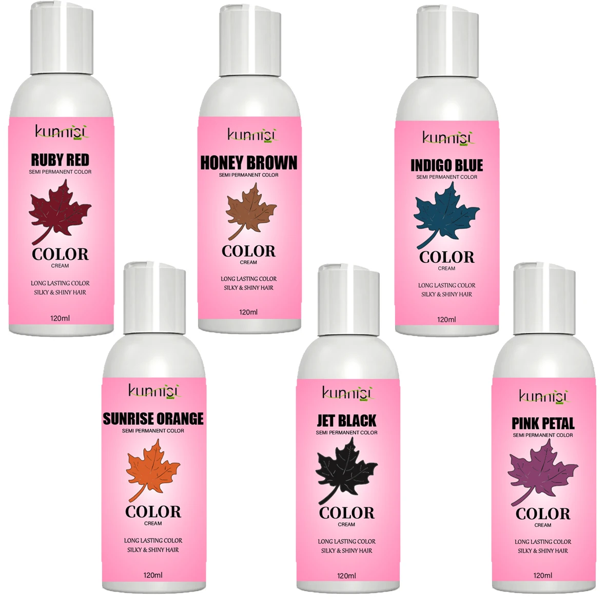 OEM Professional Semi-Permanent Temporary Hair Dye Free Ammonia Shampoo Cream and Powder Forms Certified with MSDS