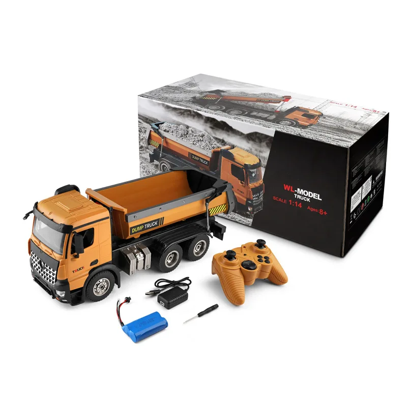 Модель грузовика EPT 1:14 ру Hobby 2 4G самосвал игрушка с дистанционным управлением самосвалы Wltoys детский подарок машина