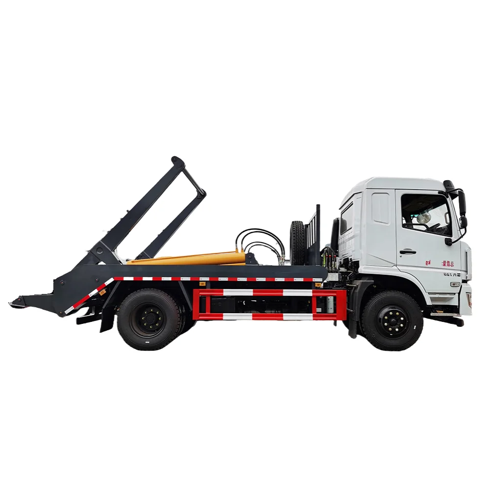 Dongfeng Dfac 8m3 10m3 Arm Roll Garbage Truck 4x2 Swing Arm Waste Truck for Sale