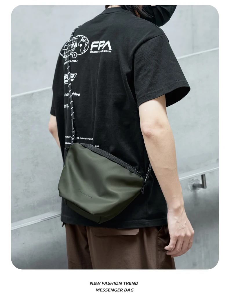 MOYYI Lightweight Sling Bag For Outdoor Sport Chalk Bags For Men Crossbody Bag