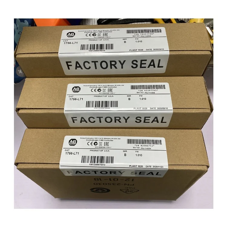100% new original 1756-L71 ControlLogix/GuardLogix System 5570 Controller