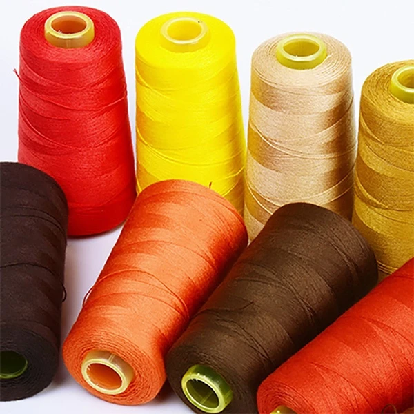 High Tenacity Sewing Threads High Speed 100% Polyester Threads Machine Manual Line
