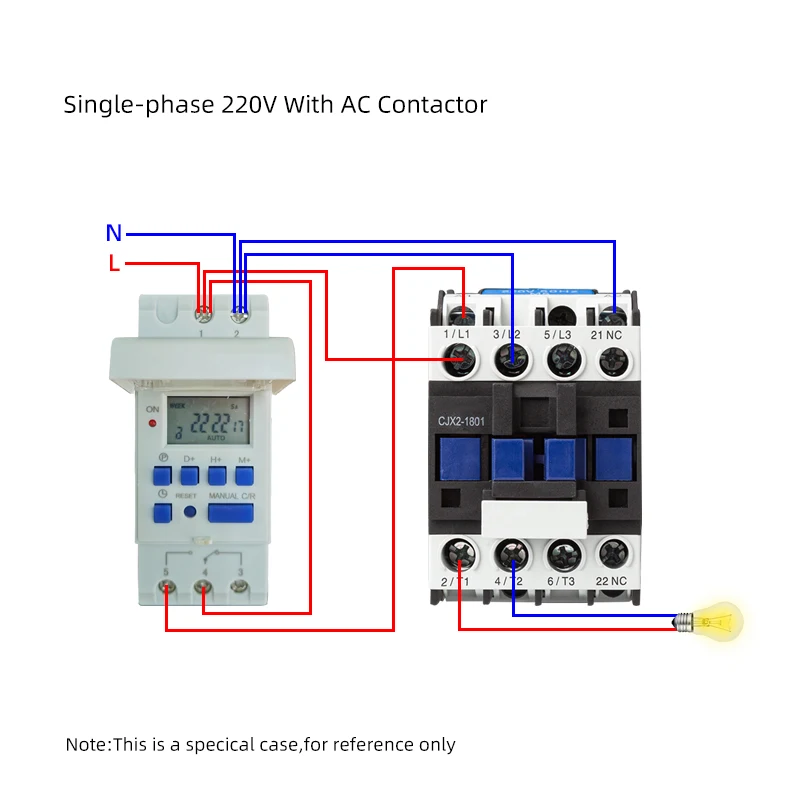 CSQ Digital Time Switch with 16 ON/OFF each Day and 15 Groups Intelligent Combination for Lighting Controls
